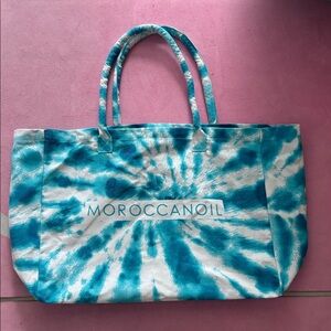 Moroccan Oil Large Tie Dye Summer Tote Bag